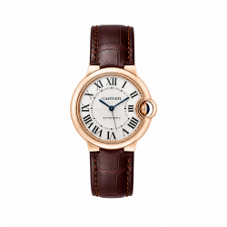 Cartier Ballon Bleu De 33MM W6920097 18Kt Rose Gold Watch